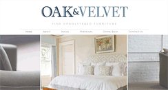 Desktop Screenshot of oakandvelvet.com